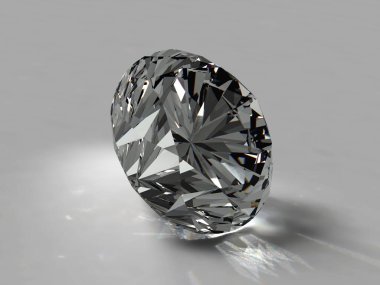 Arkaplanda kristal izole