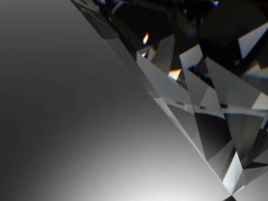 Soyut geometrik arkaplanın 3d çizimi