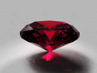 Arkaplanda kristal izole