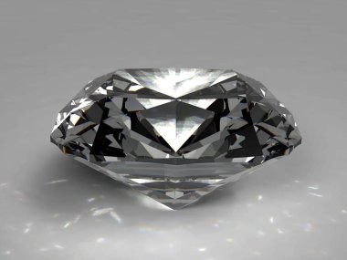 Arkaplanda kristal izole