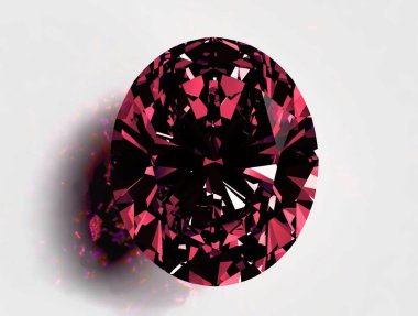 Arkaplanda kristal izole