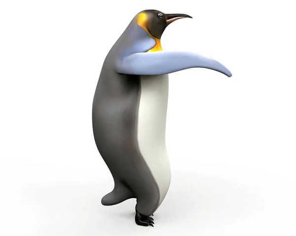 Renderizado Lindo Pingüino —  Fotos de Stock