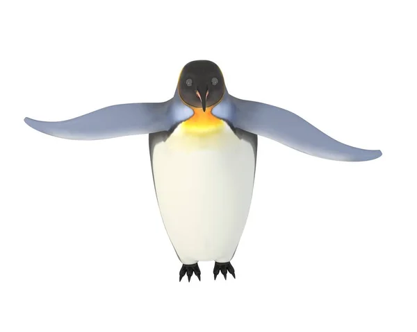 Rendering Pinguino Cartone Animato — Foto Stock