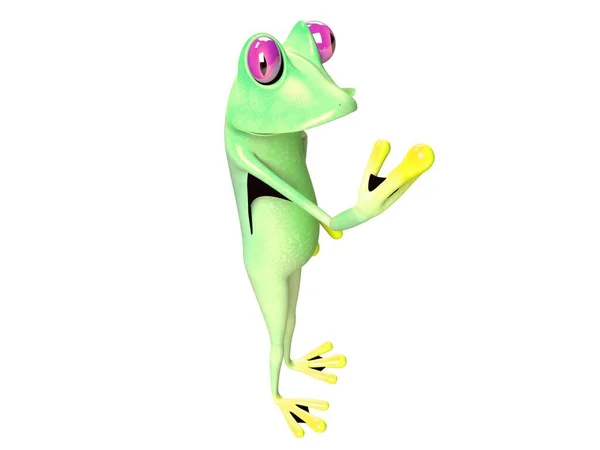 Illustration Funny Frog — Stock Photo, Image