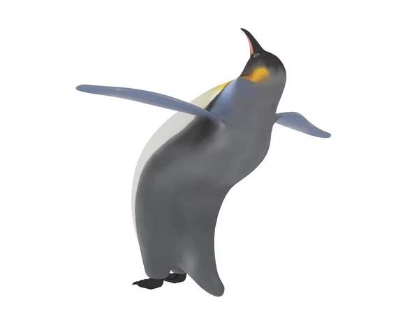 3D漫画ペンギンのレンダリング — ストック写真