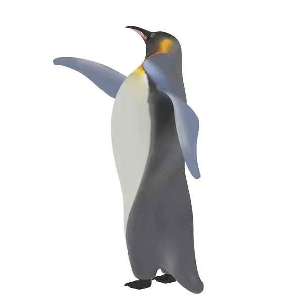Render Egy Aranyos Pingvin — Stock Fotó