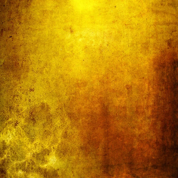 Superfície Metal Dourado Com Textura Grunge — Fotografia de Stock
