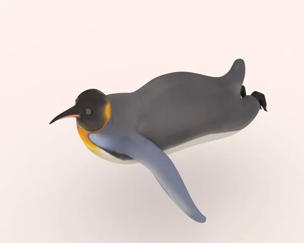Renderizado Pingüinos Dibujos Animados —  Fotos de Stock