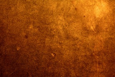 Grunge desenli altın metal yüzey