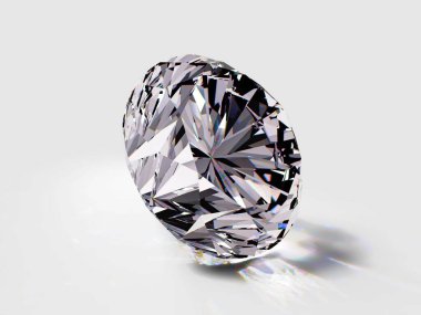 Arkaplanda kristal izole