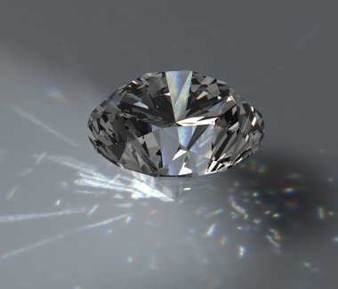 Arkaplanda kristal izole