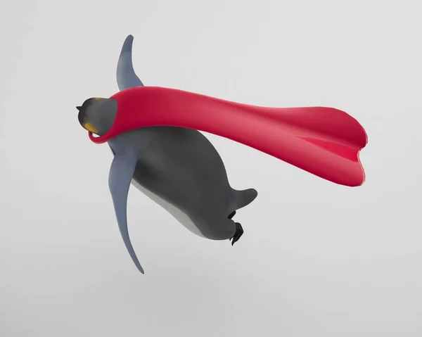Vykreslení Kreslených Tučňáků — Stock fotografie