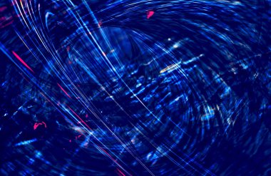 Soyut Mavi Arkaplan, desen desen çizgileri hareket halinde