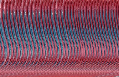 Kapak tasarımı, renkli gradyan, gelecek geometrik desen