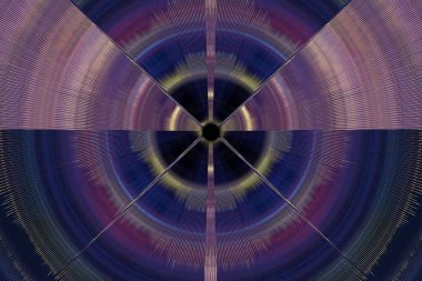 Çizgileri ve soyut arkaplanı olan renkli geometrik desen