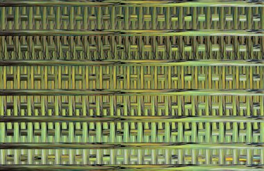 Geometrik kaplamalı güzel renklere sahip Soyut Tasarım, Yaratıcılık Arkaplanı