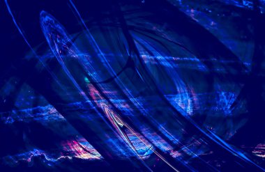 Soyut Mavi Arkaplan, desen desen çizgileri hareket halinde