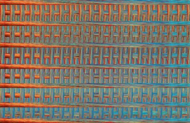 Geometrik kaplamalı güzel renklere sahip Soyut Tasarım, Yaratıcılık Arkaplanı