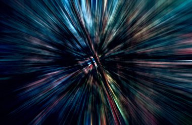 soyut ışık hareketi, koyu arkaplan, uzay broşürünü kopyala