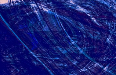 Soyut Mavi duvar kağıdı kapağı, hareket halindeki desen çizgileri, boşluğu kopyala 