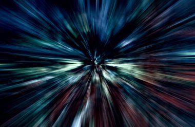 soyut ışık hareketi, koyu arkaplan, uzay broşürünü kopyala