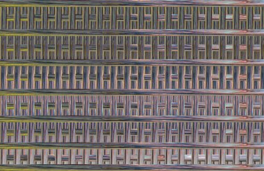 Geometrik kaplamalı güzel renklere sahip Soyut Tasarım, Yaratıcılık Arkaplanı