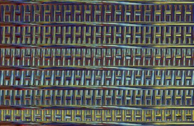 Geometrik kaplamalı güzel renklere sahip Soyut Tasarım, Yaratıcılık Arkaplanı