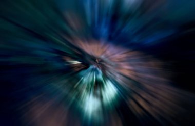 Hızlanma hareketi, ışık ve çizgiler koyu arkaplan üzerinde hızla hareket ediyor