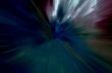 Hızlanma hareketi, ışık ve çizgiler koyu arkaplan üzerinde hızla hareket ediyor