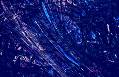 Soyut Mavi Arkaplan, desen desen çizgileri hareket halinde