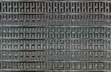 Geometrik fayanslı rengarenk deseni ve güzel renkleri olan soyut tasarım. 