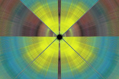 Çizgileri ve soyut arkaplanı olan renkli geometrik desen