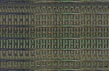 Geometrik fayanslı rengarenk deseni ve güzel renkleri olan soyut tasarım. 