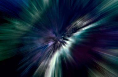 Hızlanma hareketi, ışık ve çizgiler koyu arkaplan üzerinde hızla hareket ediyor