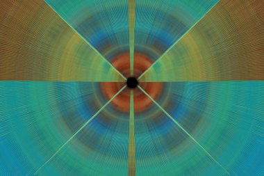 Çizgileri ve soyut arkaplanı olan renkli geometrik desen