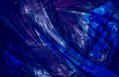 Soyut Mavi duvar kağıdı kapağı, hareket halindeki desen çizgileri, boşluğu kopyala 