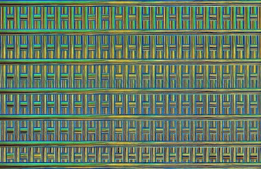 Geometrik kaplamalı güzel renklere sahip Soyut Tasarım, Yaratıcılık Arkaplanı