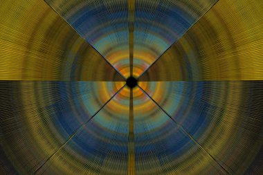 Çizgileri ve soyut arkaplanı olan renkli geometrik desen