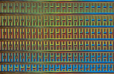 Geometrik kaplamalı güzel renklere sahip Soyut Tasarım, Yaratıcılık Arkaplanı