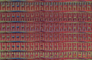 Geometrik kaplamalı güzel renklere sahip Soyut Tasarım, Yaratıcılık Arkaplanı