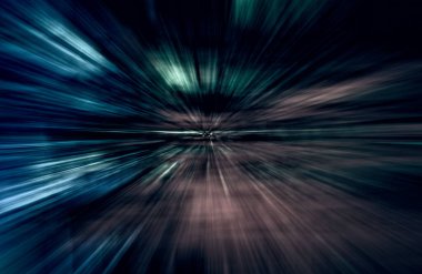 soyut ışık hareketi, koyu arkaplan, uzay broşürünü kopyala