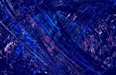 Soyut Mavi Arkaplan, desen desen çizgileri hareket halinde