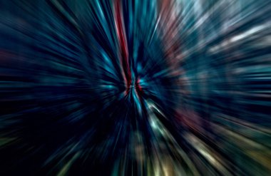 soyut ışık hareketi, koyu arkaplan, uzay broşürünü kopyala