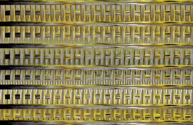 Geometrik fayanslı rengarenk deseni ve güzel renkleri olan soyut tasarım. 