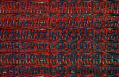 Geometrik fayanslı rengarenk deseni ve güzel renkleri olan soyut tasarım. 