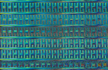 Geometrik kaplamalı güzel renklere sahip Soyut Tasarım, Yaratıcılık Arkaplanı