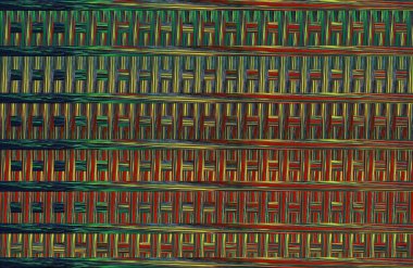 Geometrik kaplamalı güzel renklere sahip Soyut Tasarım, Yaratıcılık Arkaplanı