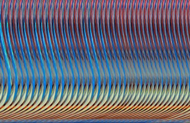 Kapak tasarımı, renkli gradyan, gelecek geometrik desen