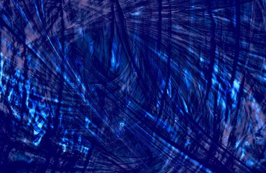 Soyut Mavi duvar kağıdı kapağı, hareket halindeki desen çizgileri, boşluğu kopyala 