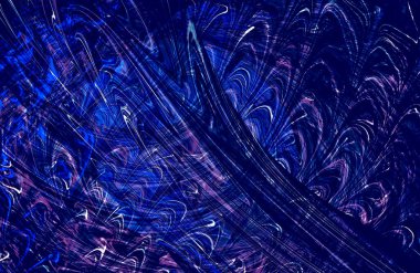 Soyut Mavi duvar kağıdı kapağı, hareket halindeki desen çizgileri, boşluğu kopyala 